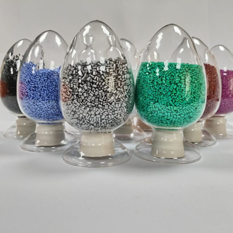 PA66 compound pellets in several colours